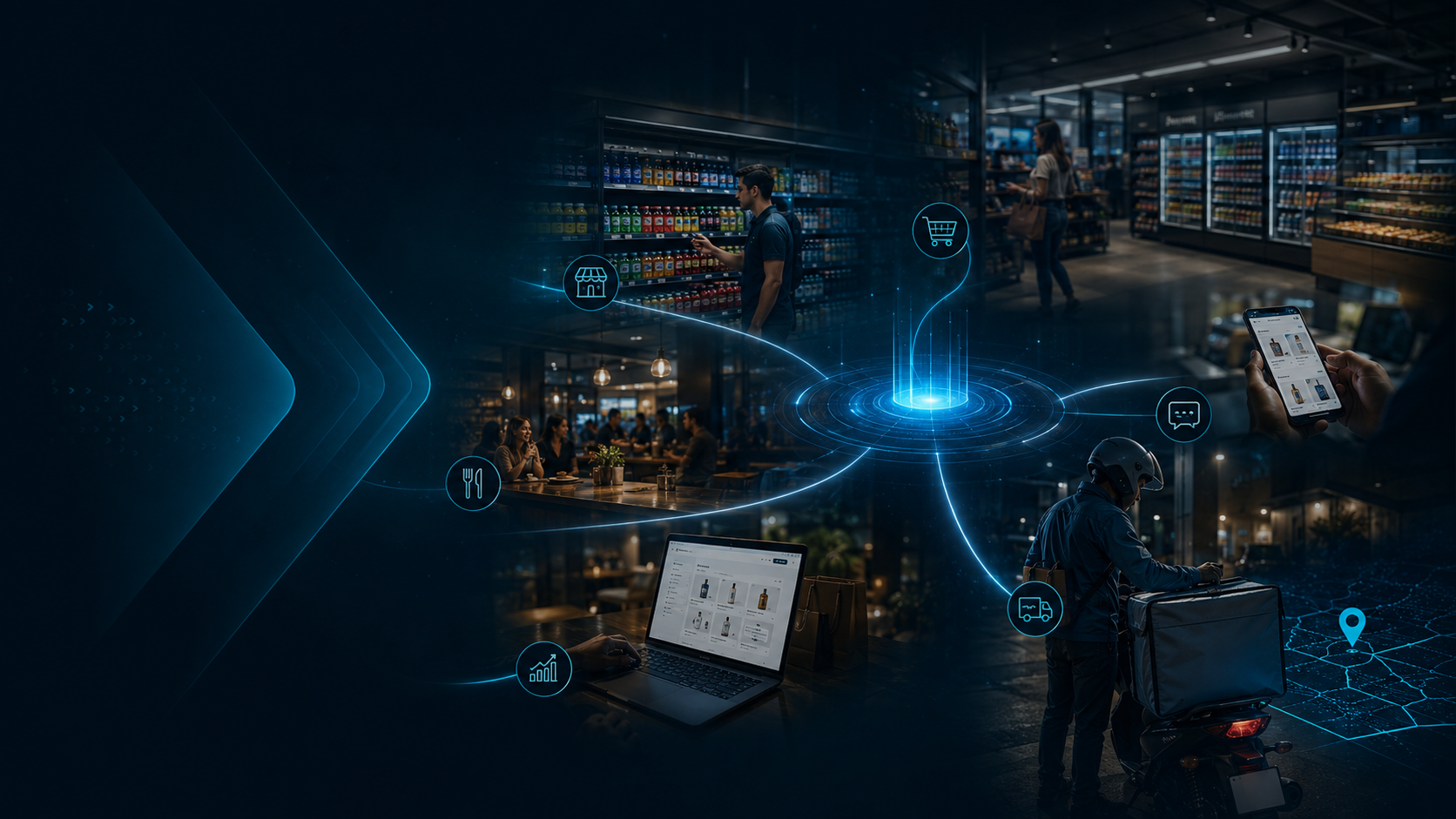 Canales físicos y digitales conectados por tecnología Nextrade